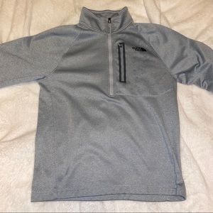 North face half zip pull over